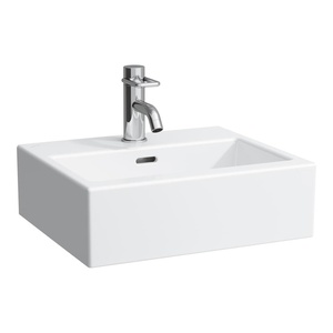 Laufen 8.1543.3.000.104.1 Living City White umivaonik (lavabo) 45x38x15,5 nadgradni sa prelivom
