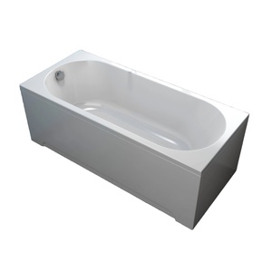 Kolpa San Tamia White 150x70x43 kada za kupanje četvrtasta ugaona ugradna od sanitarnog akrila sa odlivom i prelivom Ă52mm 755310