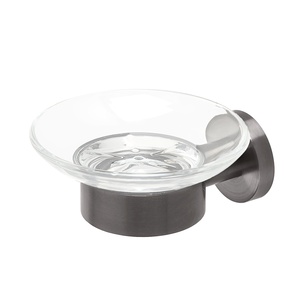 Geesa 916503-09 Nemox Brushed Metal Black držač sapuna