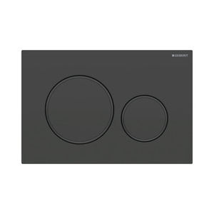 Geberit 115.882.16.1 Sigma20 Black Matt taster za ugradne vodokotliće dvokoličinski okrugli