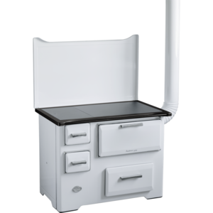 MBS SD 9 EM SL šporet na čvrsto gorivo, beli,  desni