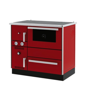 Alfa Term 20 D NR Eco šporet na čvrsto gorivo,crveni,desni