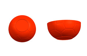 Činija lopta - mala 0,48L