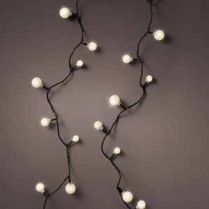 LED cherry lights steady outdoor L900cm - black/warm white 494646