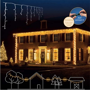 LED icicle lights outdoor L500cm -  494813