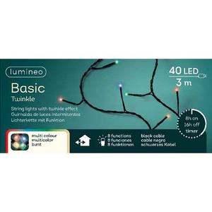 LED rasveta Twinkle 300cm-40L Lumineo 494108