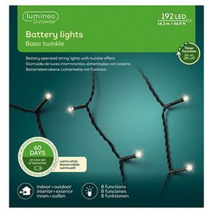 LED novogodišnje lampice baterija 8 funkcija Multi L1430cm Lumineo 497166