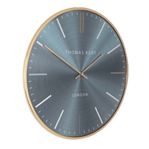 Dekordom Zidni sat oyster 65cm 781105 - steelblue/gold - dcs