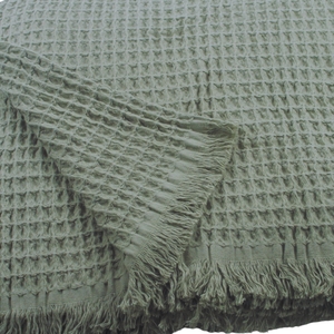 Dekordom Prekrivač soft vafel 220x240 - dark green