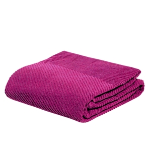 Dekordom Frotir prekrivač zig zag grande 200x210 - burgundi