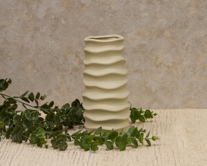 Dekordom Vaza collina wjm3353 7808-87 24cm - beige - n43