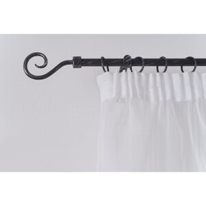 Dekordom Teleskopska garnišna spiral 170-300 crno/siva 653030