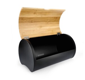 Dekordom Kutija za hleb rakel 38x25x21 - black - hml