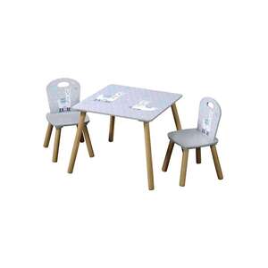 KESPER KSP17702 DEČIJI STO SA 2 STOLICE SIVI