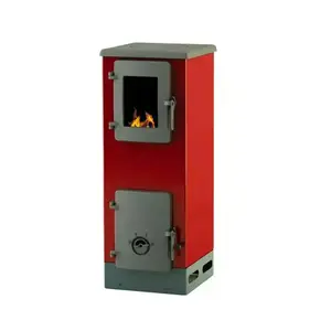 Alfa Plam Vulkan S peć na čvrsto gorivo, ECO, crveni