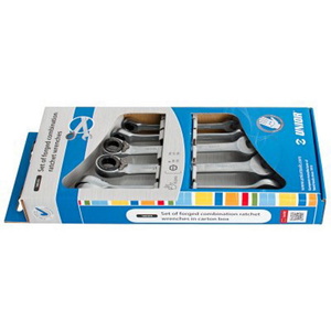 UNIOR Ključ viljuškasto-okasti 160/2CB 8-19