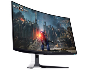 Monitor DELL Alienware 31.5 AW3225QF UHD, OLED, 240Hz, 0.03ms, HDMI, DP, G-Sync, Gaming, zakrivljeni