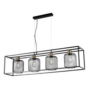 Forma Viseća lampa F7044-4V BK+SG