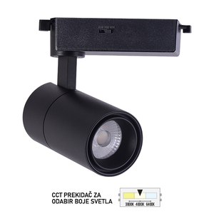 Forma LED šinski reflektor TL08-20CCT BK