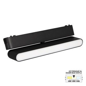 Forma LED magnetna svetiljka CCT ULTRA SLIM FMS1101-12 BK