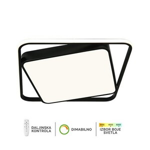 Forma LED plafonska lampa F2822-50C BK