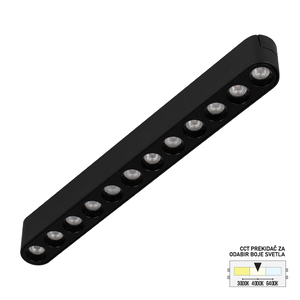 Forma LED magnetna svetiljka CCT ULTRA SLIM FMS2001-12 BK