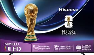Hisense ULED TV 100U7Q, 4K Ultra HD, VIDAA OS Smart TV, Mini-LED PRO, VRR 165Hz, Hi-View AI Engine PRO, Anti-refleksija, QLED Colour With Pantone