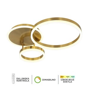 Forma LED plafonska lampa F2047-66C SG