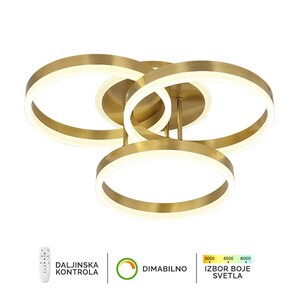 Forma LED plafonska lampa F2047-82C SG