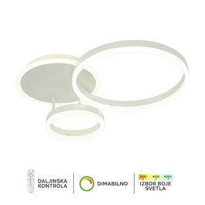 Forma LED plafonska lampa F2047-66C WH