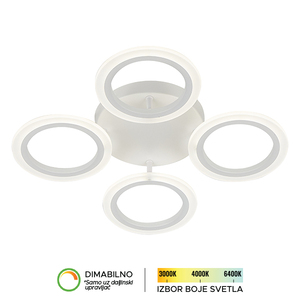 Forma LED plafonska lampa F2083-40C WH