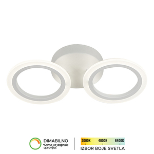 Forma LED plafonska lampa F2083-20C WH