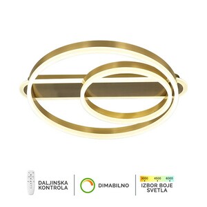 Forma LED plafonska lampa F2047-82P SG