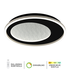 Forma LED plafonska lampa F2069-30C BK