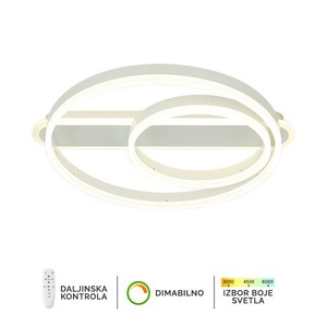 Forma LED plafonska lampa F2047-82P WH