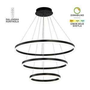 Forma LED visilica F2047-130V BK