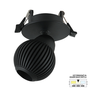 Forma LED ugradna lampa LU-11-7 BK