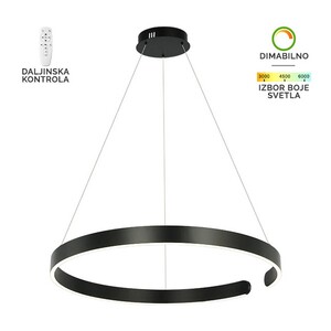 Forma LED visilica F2046-56V BK