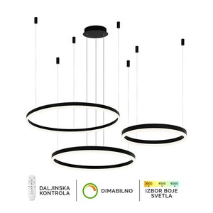 Forma LED viseća lampa F2047-130C BK