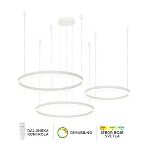 Forma LED viseća lampa F2047-130C WH