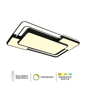 Forma LED plafonska lampa F2823-128C BK