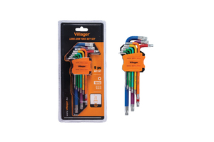 Villager Torx set dugih ključeva 9 kom u boji