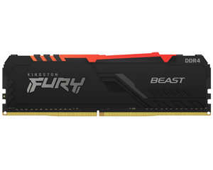 KINGSTON RAM Memorija DIMM DDR4 16GB (2x8GB kit) 3200MT/s KF432C16BB2AK2/16 Fury Beast RGB