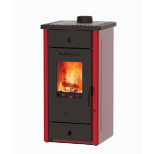 Alfa Elita III ECO peć na čvrsto gorivo, crvena