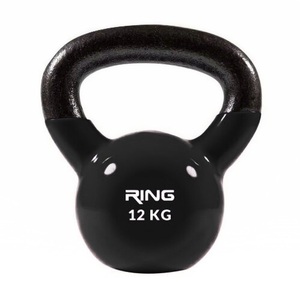 RING Kettlebell 12kg metal vinyl RX DB2174-12 black