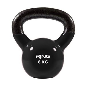 RING Kettlebell metal vinyl 8kg crni RX DB2174-8 black