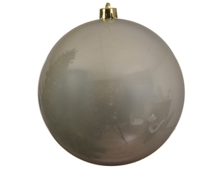 DekorDom novogodišnja dekoracija - hanging bauble 20cm 022430 - pearl - kmg