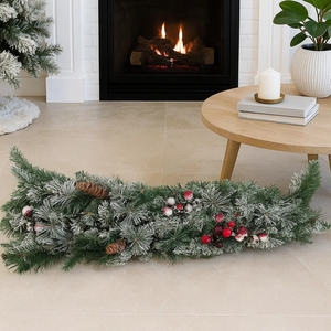 DekorDom Novogodišnja girlanda windham frosted - 270cm