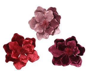 DekorDom novogodišnja dekoracija - magnolia on clip 26cm 629733 - assorted - kmg