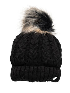Ženska kapa Women's beanie crna